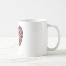 Red Heart Coffee Mugs