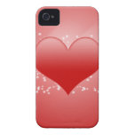 Red Heart Iphone 4 Casemate Case