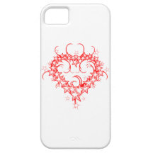 Red Heart iPhone 5 Cover