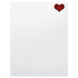 Red Heart Kaleidoscope Customized Letterhead