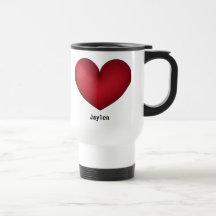 Red Heart Mug