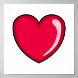 Red Heart Poster
