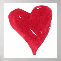Red Heart Posters & Prints