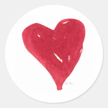 Red Heart Sticker