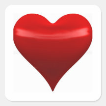 Red Heart Stickers