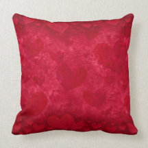 "Red Hearts" American MoJo Pillow