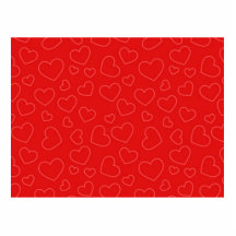 Red Hearts Background Acrylic Cut Out