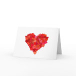 red hearts cards