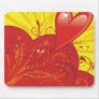 Red Hearts Mouse Pad