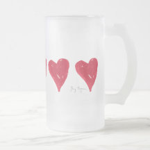 Red Hearts Mugs & Drinkware