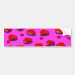 Red Heats 3D Bumper Sticker