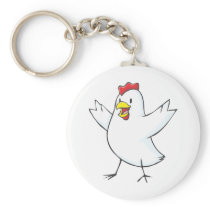 Red Hen Cartoon Key Chain