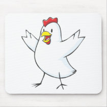 Red Hen Cartoon Mousepads