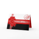 Red Hibiscus Wedding Invitation cards