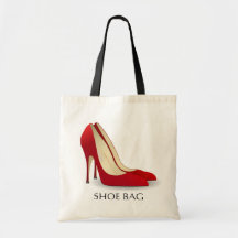 Red High Heels Shoe Bag Stylish