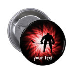 Red Hockey Pin