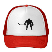 Red Hockey Trucker Hat