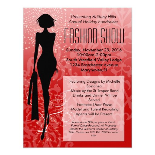 clip art fashion show invitation - photo #9