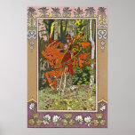 Red Horseman Russian Fairy Tale Print