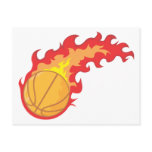 Red Hot Basketball Post Card