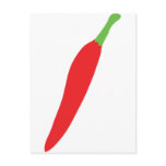 red hot chili pepper post cards
