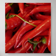 Red Hot Peppers Print