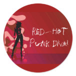 Red Hot Punk Diva stickers
