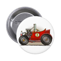Red Hot Rod Car Pins