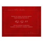 Red Hot Save the Date Announcements