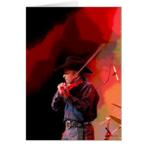 Red Hot Smokin' Fiddler Greeting Cards