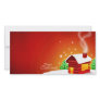 Red House Christmas Personalized Photo Card
