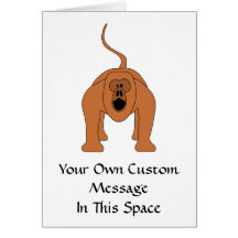 Red Howler Monkey Cartoon Cards
