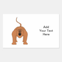 Red Howler Monkey Cartoon Sticker