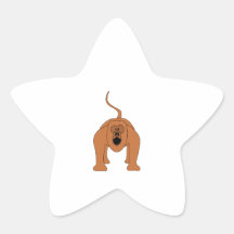 Red Howler Monkey Cartoon Sticker