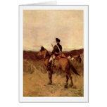 Red Hussar On Horseback By Nicolae Grigorescu Greeting Card