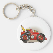 Red Indy Race Car Key Chains