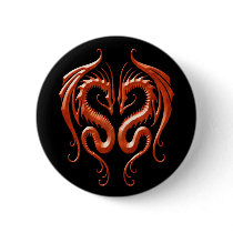 Red Iron Dragons Pinback Buttons