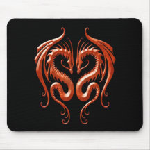 Red Iron Dragons Mousepad