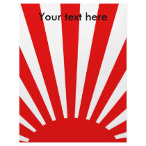 Red Japanese sunburst