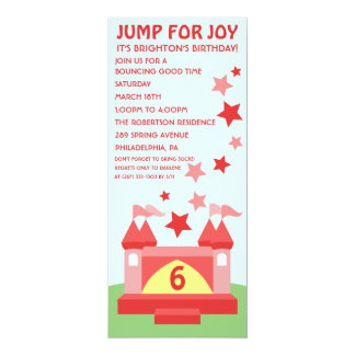 Bouncy Castle Birthday Invitations & Announcements | Zazzle Canada