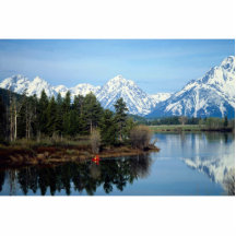 Red Kayak, Grand Teton National Park, USA Photo Cut Out