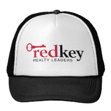 red key realty_logo_BOLD noBG_copy Trucker Hats