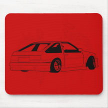 Red KIS Levin AE86 Mouse Pads