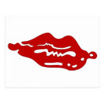 Red Kiss Postcard