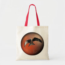 Red Kite Bird of Prey Tote Bags