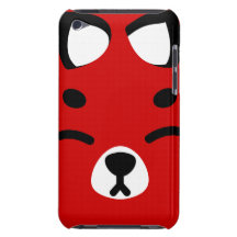 Red Kitsune Fox Barely There iPod Cover