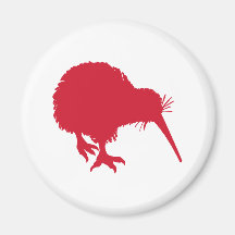 Red Kiwi Fridge Magnets
