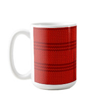 Red Knit Mugs