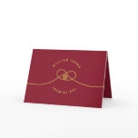Red Knot + Double Happiness *01 Invitation Card