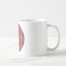 Red Knotted Mug